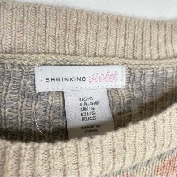 NWT Shrinking Violet sweater - Picture 4 of 8
